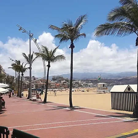 Charming 2 Apartment, 3 Beds-10 Min Walk To Canteras Daire Las Palmas de Gran Canaria